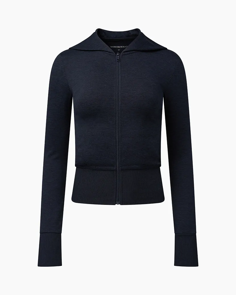 Fitted Zip-Up Hoodie sold by WeWoreWhat product image thumbnail 3