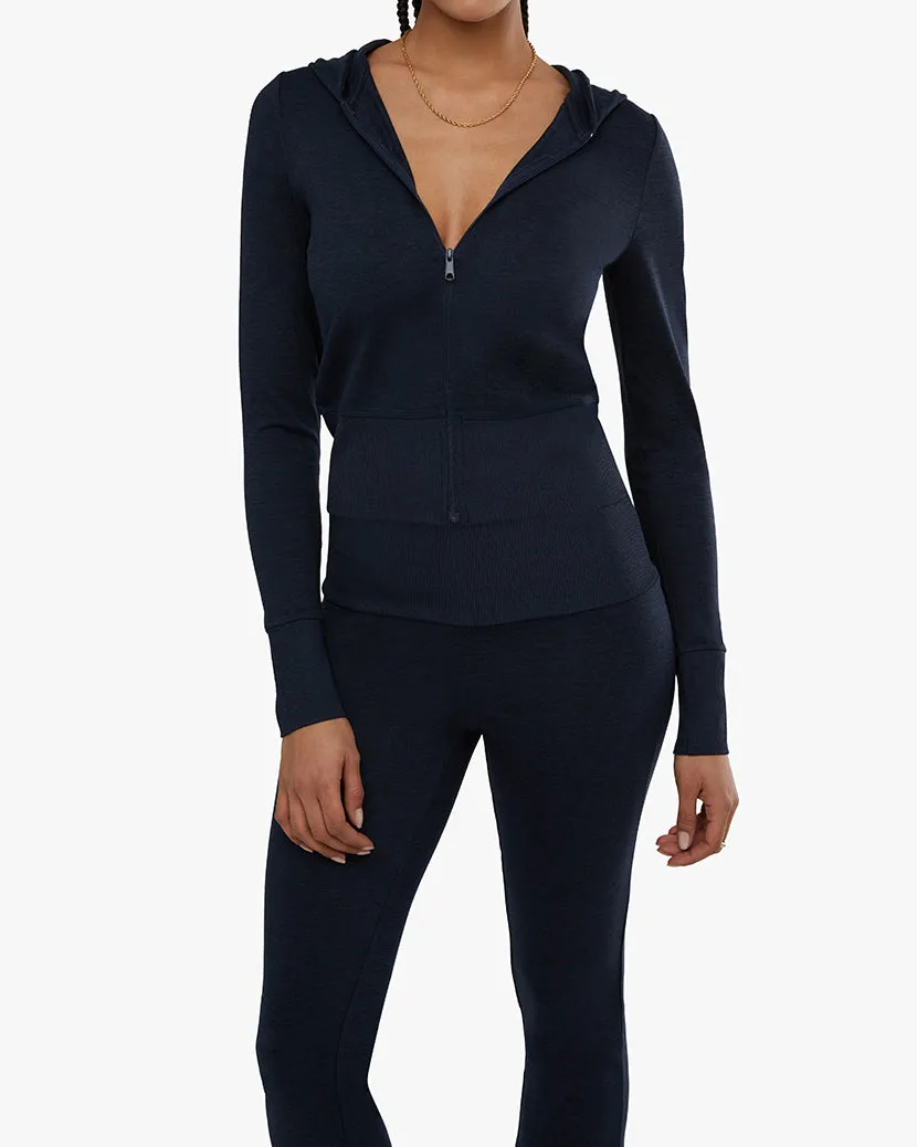 Fitted Zip-Up Hoodie sold by WeWoreWhat