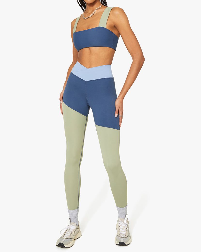 Color Block Splice Leggings sold by WeWoreWhat product image thumbnail 5