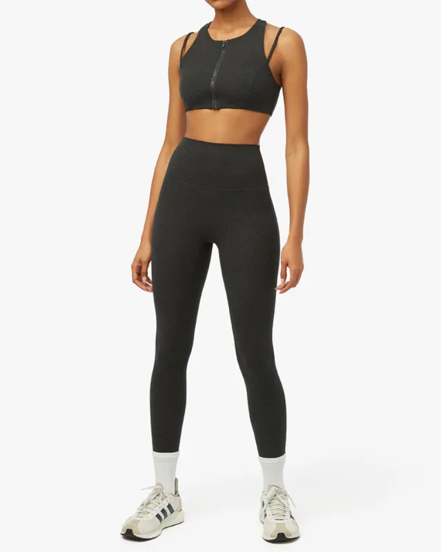 Double Strap Cotton Jersey Zip Up Bra sold by WeWoreWhat