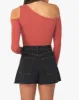 Cold Shoulder Rib Top sold by WeWoreWhat