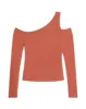 Cold Shoulder Rib Top sold by WeWoreWhat