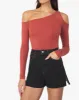 Cold Shoulder Rib Top sold by WeWoreWhat