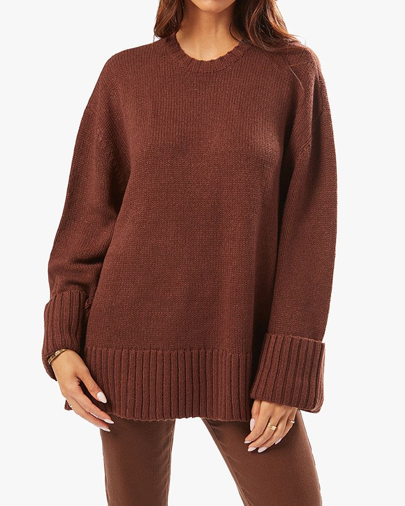 Oversized Crew Neck Sweater sold by WeWoreWhat
