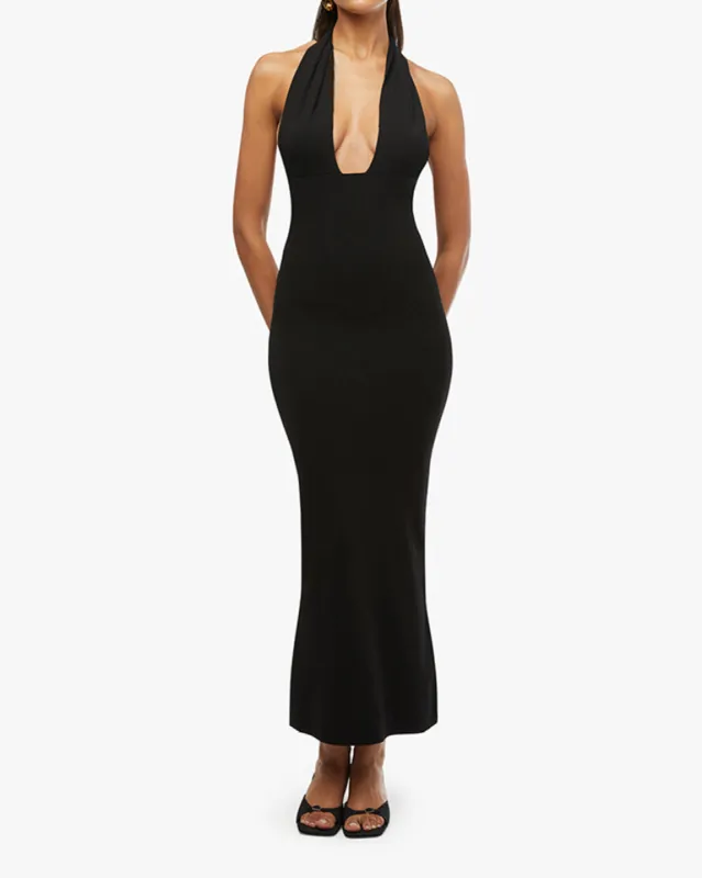 Knit Halter Maxi Dress sold by WeWoreWhat