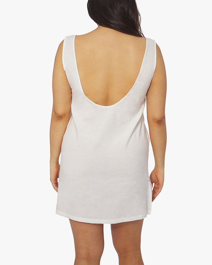 Mini Shift Linen Dress sold by WeWoreWhat product image thumbnail 4