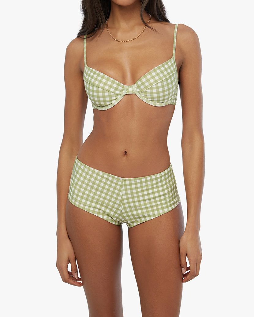 Full Coverage Gingham Underwire Bikini Top sold by WeWoreWhat product image thumbnail 4