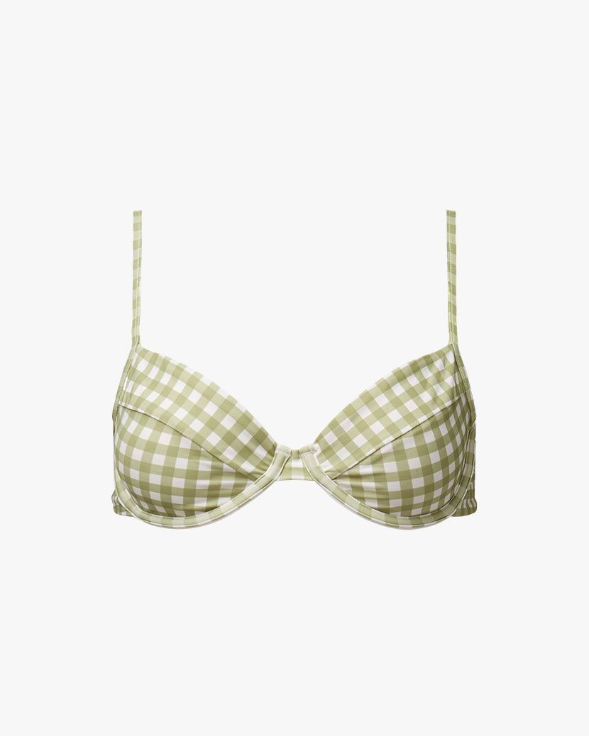 Full Coverage Gingham Underwire Bikini Top sold by WeWoreWhat product image thumbnail 2
