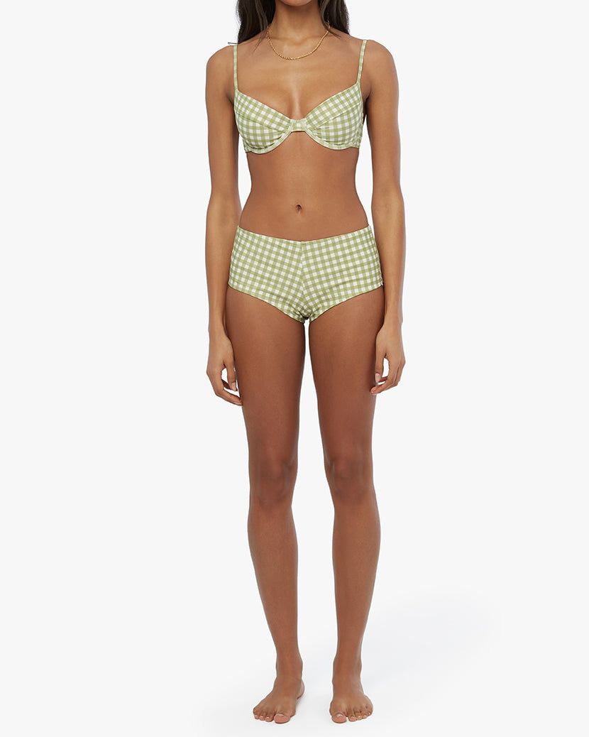 Full Coverage Gingham Underwire Bikini Top sold by WeWoreWhat product image thumbnail 6
