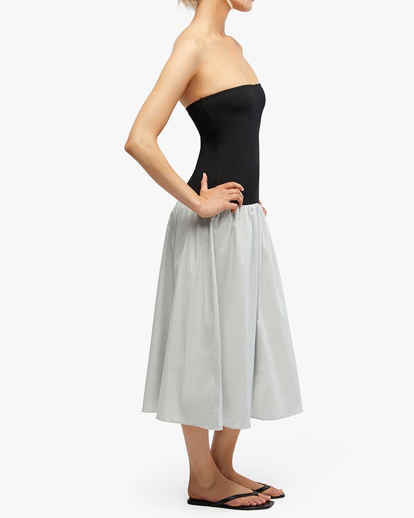 Ribbed Cotton Midi Dress sold by WeWoreWhat product image thumbnail 4