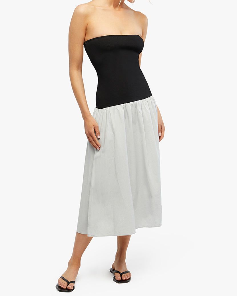 Ribbed Cotton Midi Dress sold by WeWoreWhat