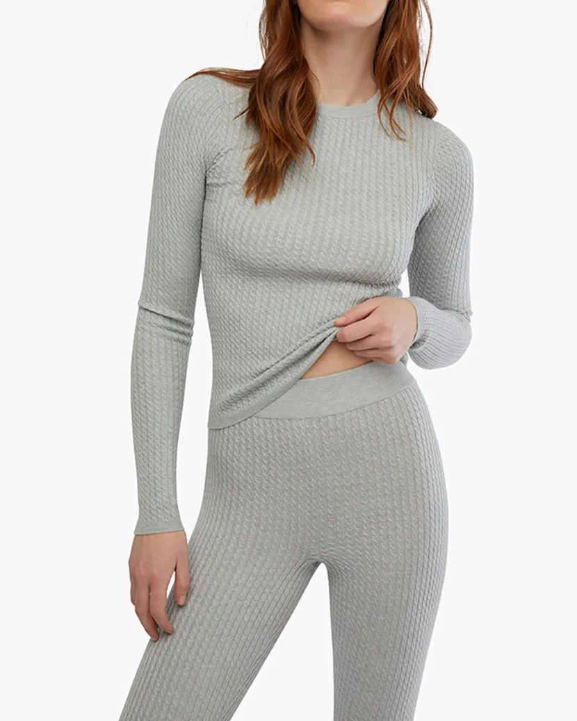 Cable Knit Long Sleeve sold by WeWoreWhat