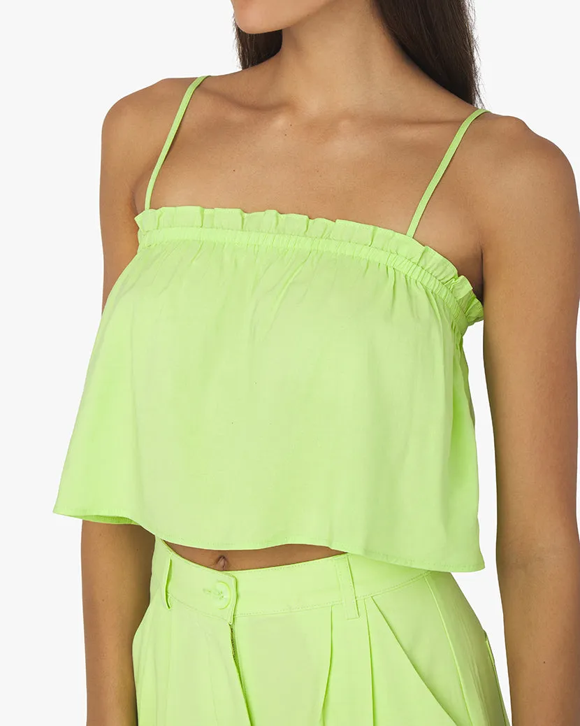Ruffle Cotton Voile Cami Top sold by WeWoreWhat