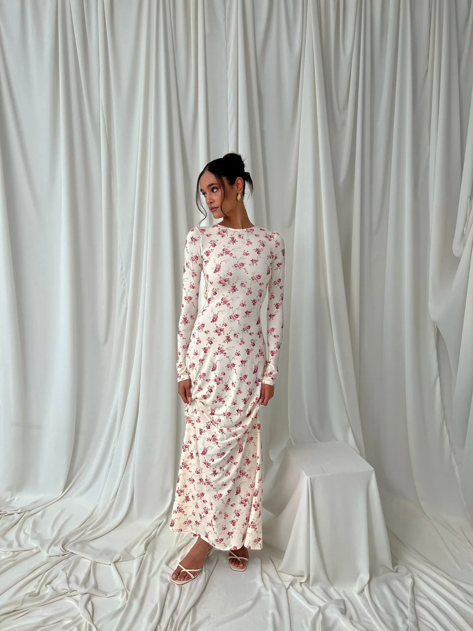 Open Back Midi Dress sold by WeWoreWhat product image thumbnail 3