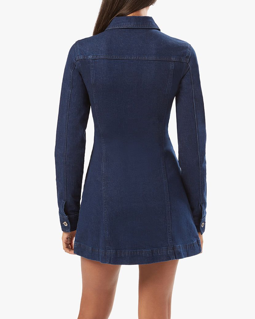 Denim Indigo Comfort Mini Dress sold by WeWoreWhat product image thumbnail 4