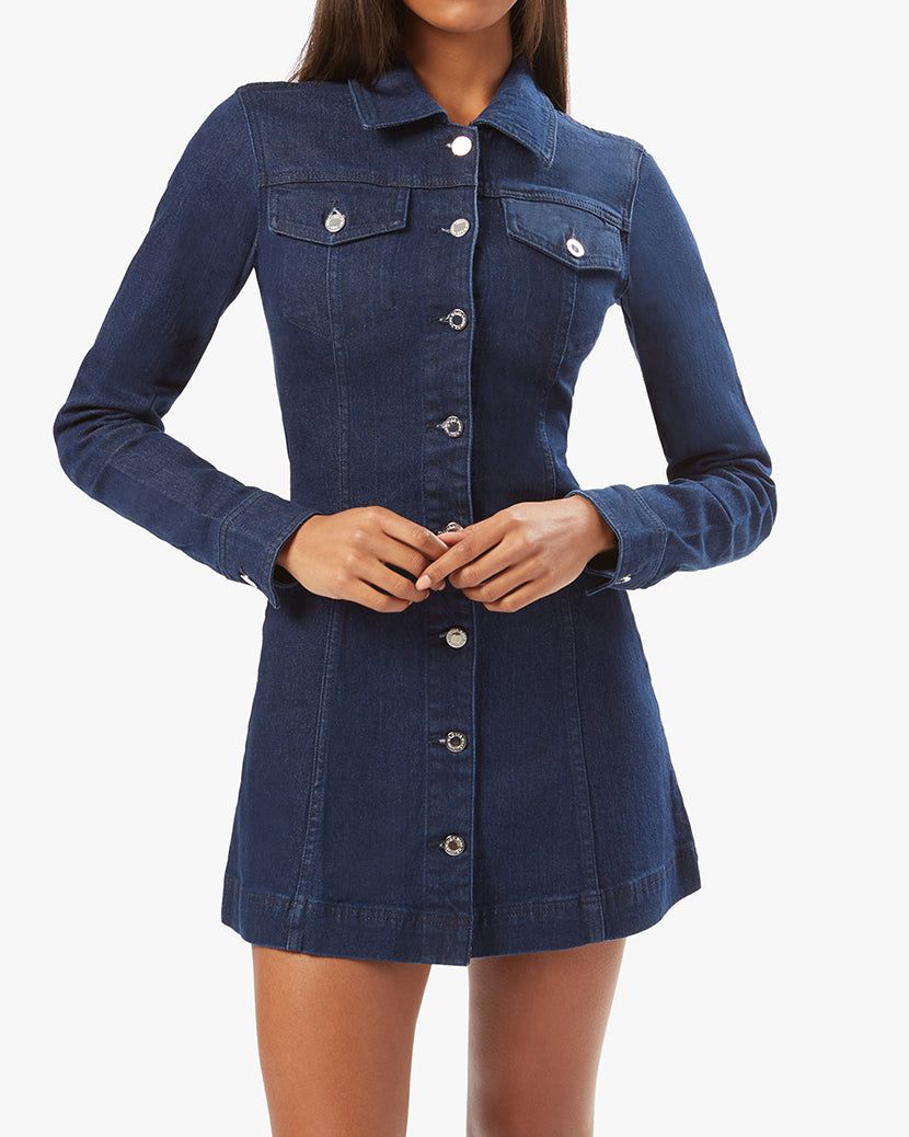 Denim Indigo Comfort Mini Dress sold by WeWoreWhat