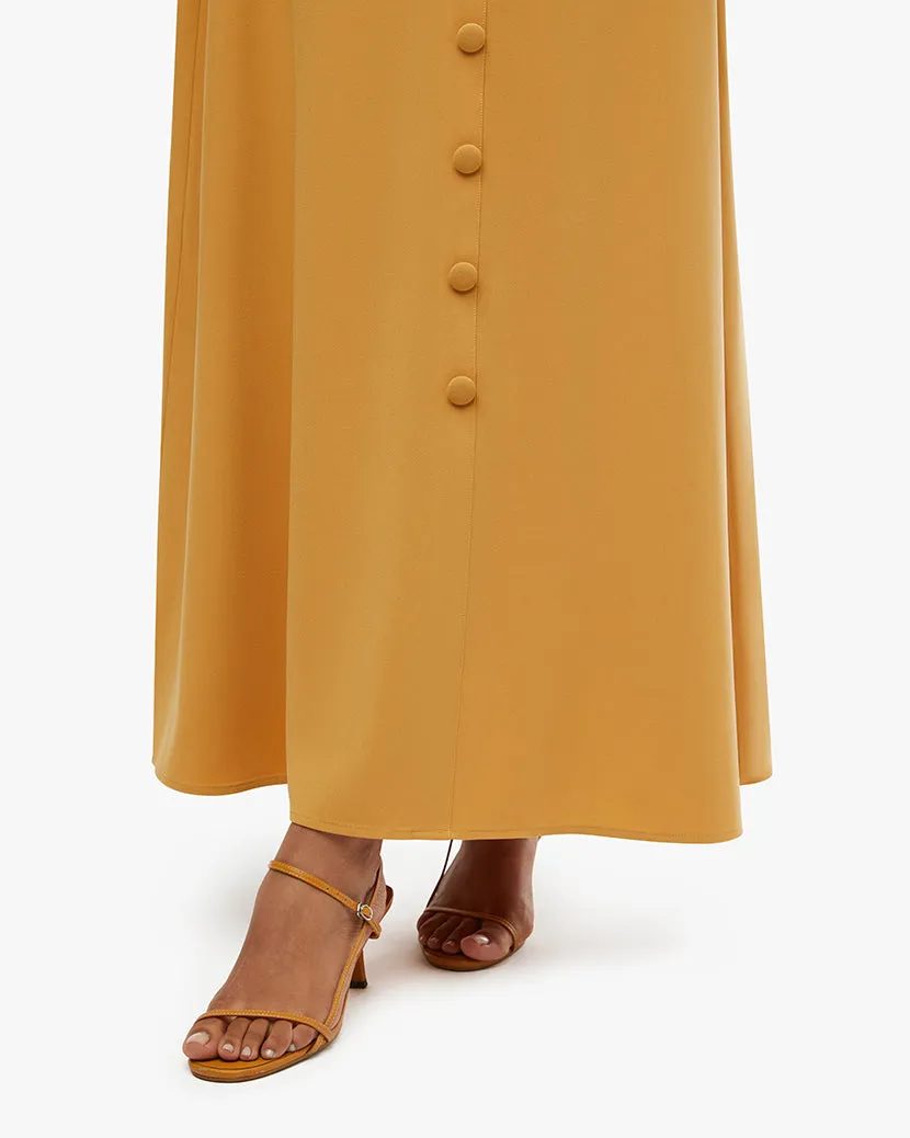 Ruffle Halter Midi Dress sold by WeWoreWhat product image thumbnail 5