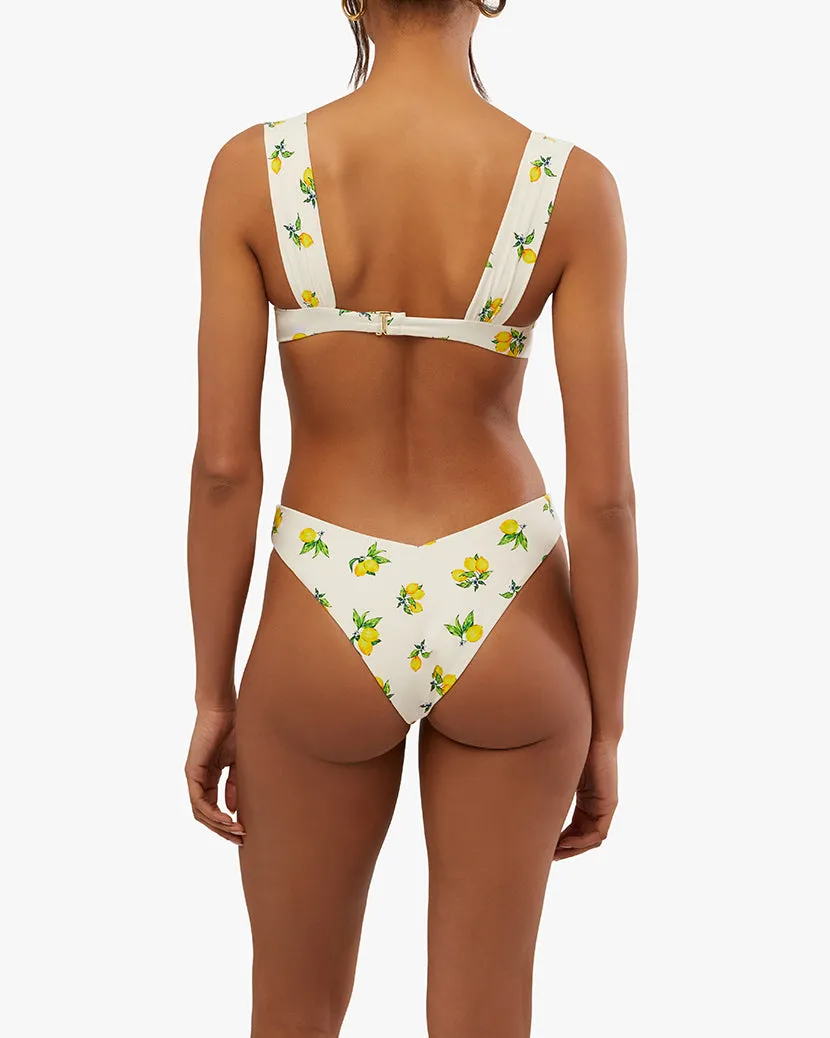 Claudia Ditsy Lemons Bikini Top sold by WeWoreWhat product image thumbnail 5