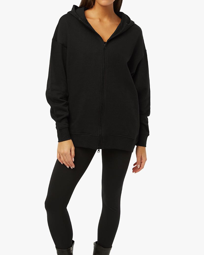 Oversized Zip Front Hoodie sold by WeWoreWhat
