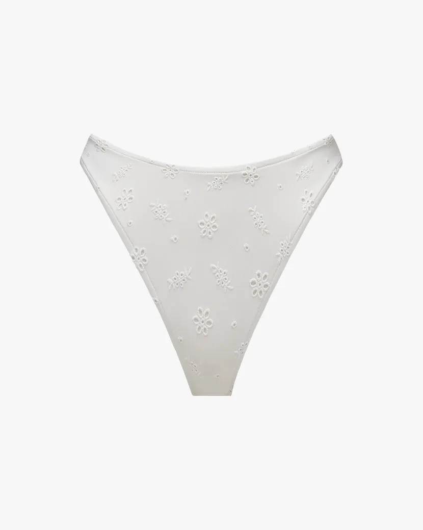 High Rise Eyelet Bikini Bottom sold by WeWoreWhat product image thumbnail 2