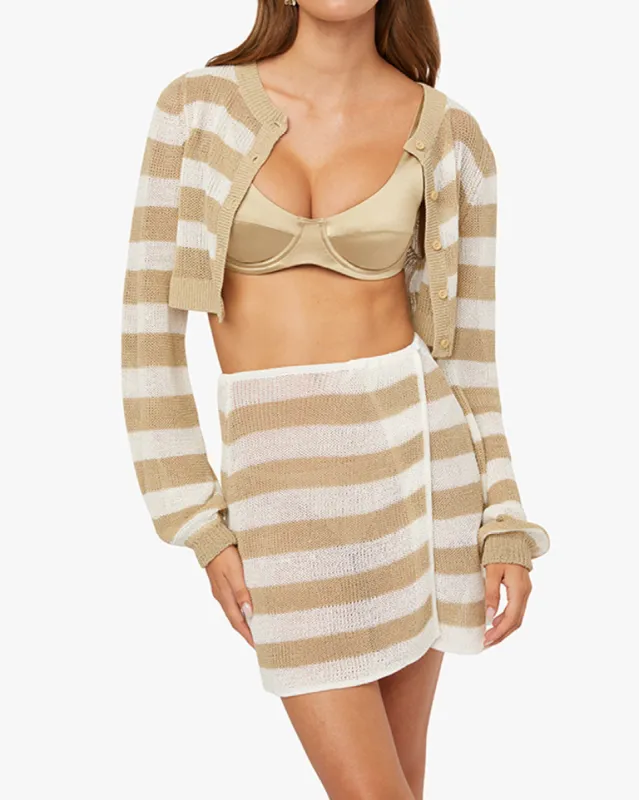 Crochet Beach Cardigan sold by WeWoreWhat