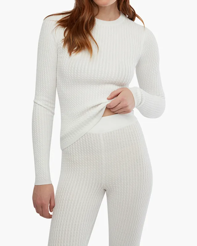 Cable Knit Long Sleeve sold by WeWoreWhat