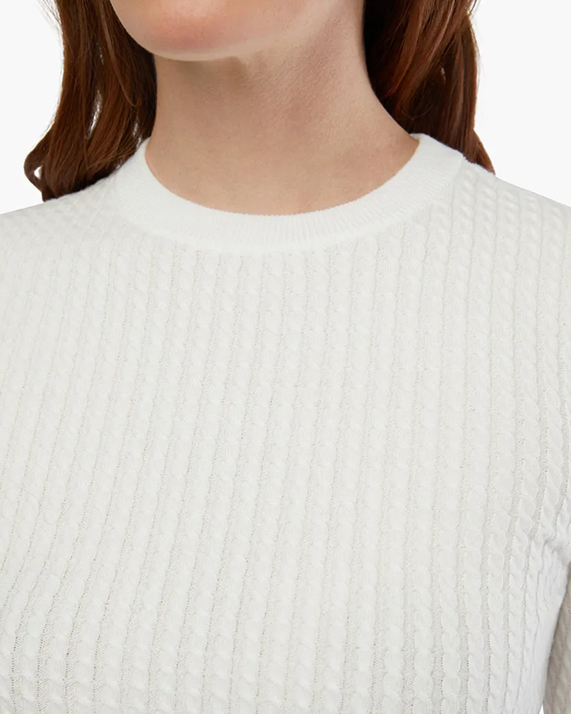 Cable Knit Long Sleeve sold by WeWoreWhat product image thumbnail 5