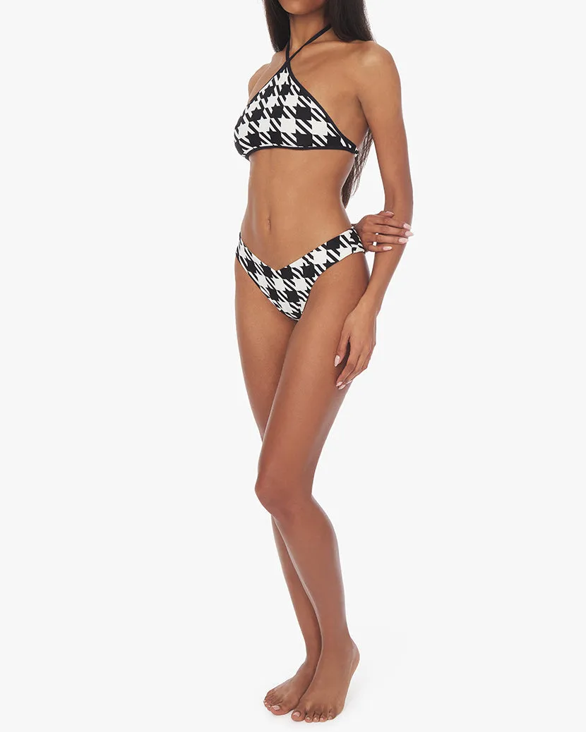Delilah Oversized Houndstooth Bikini Bottom sold by WeWoreWhat product image thumbnail 5