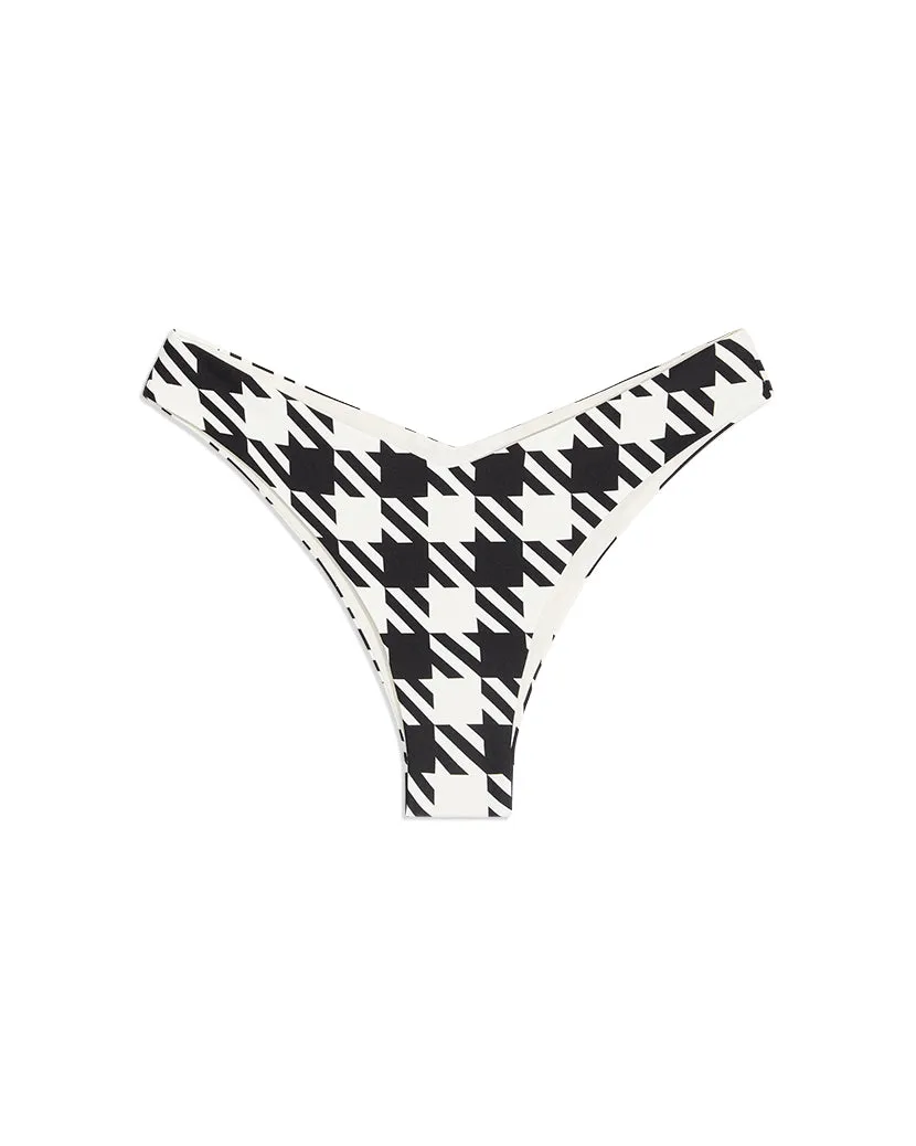 Delilah Oversized Houndstooth Bikini Bottom sold by WeWoreWhat product image thumbnail 2