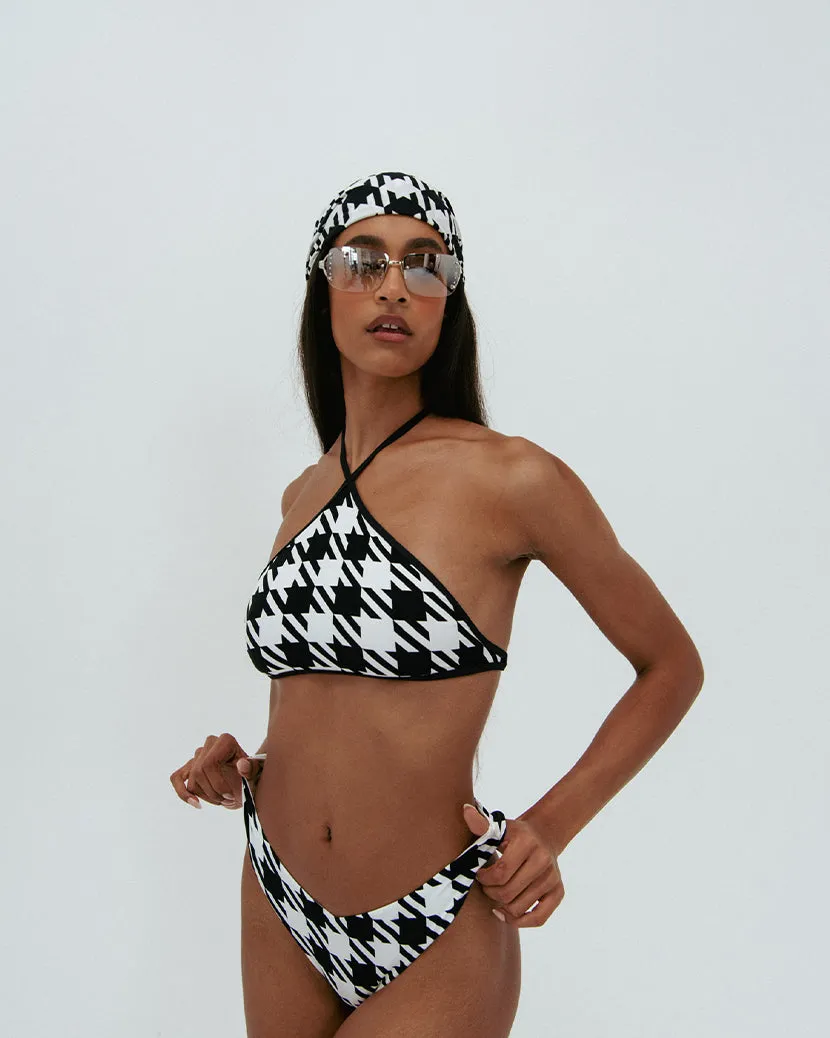 Delilah Oversized Houndstooth Bikini Bottom sold by WeWoreWhat product image thumbnail 3