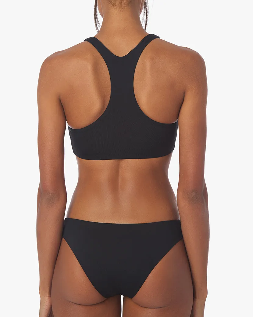 Zip Front Racerback Bikini Top sold by WeWoreWhat product image thumbnail 3