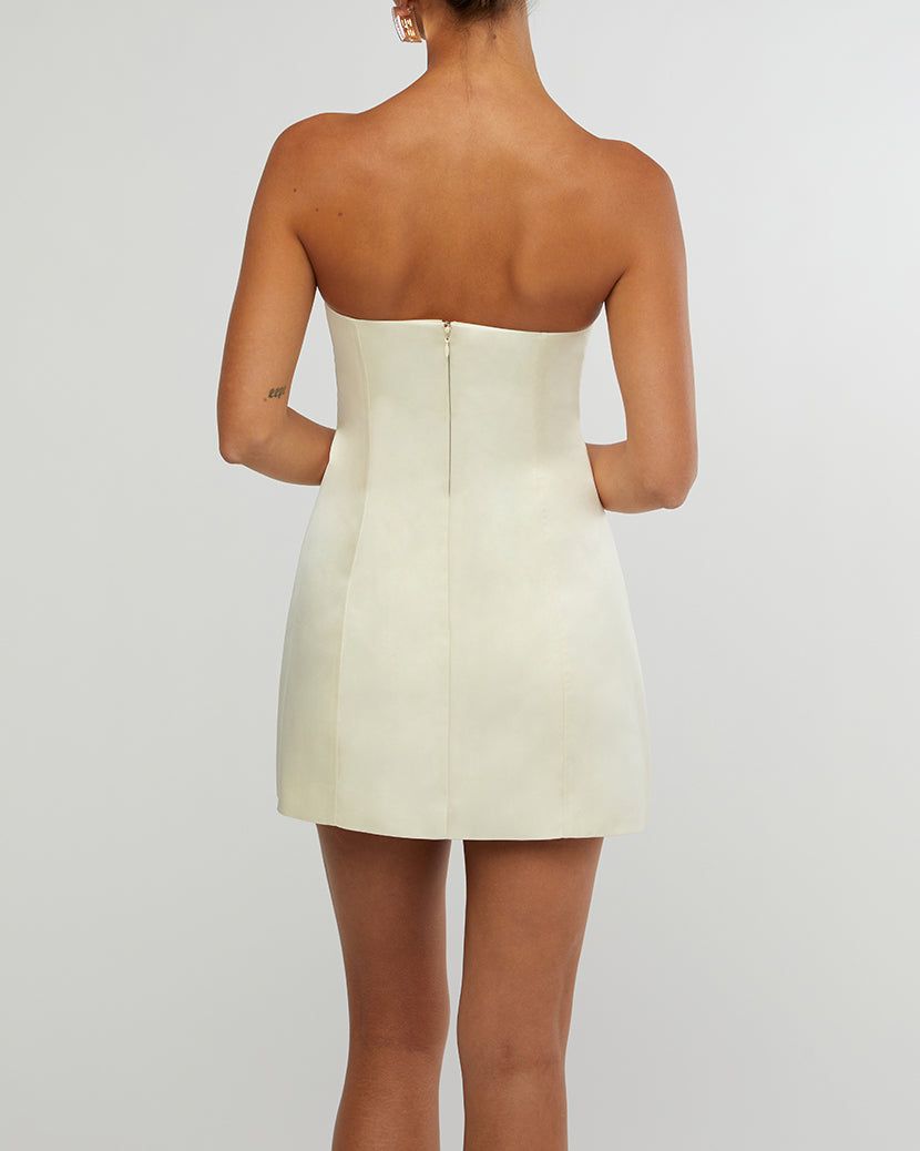 Strapless Peplum Mini Dress sold by WeWoreWhat product image thumbnail 5