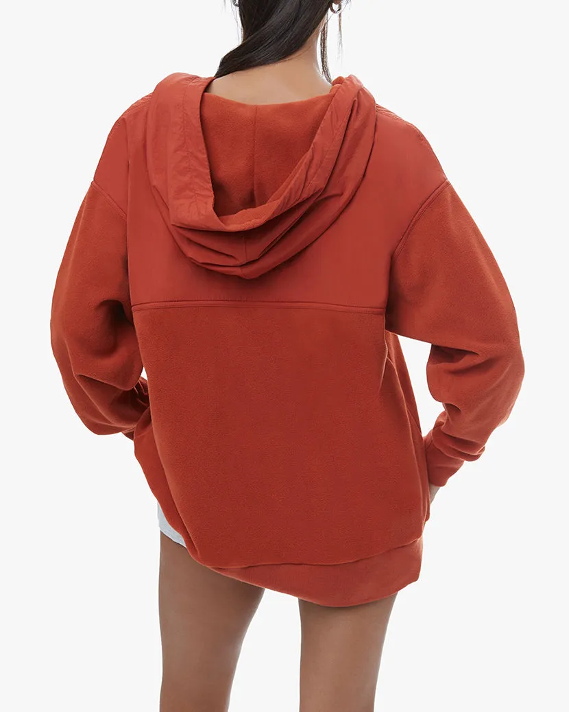 Polar Fleece Nylon Hoodie Half Zip sold by WeWoreWhat product image thumbnail 4