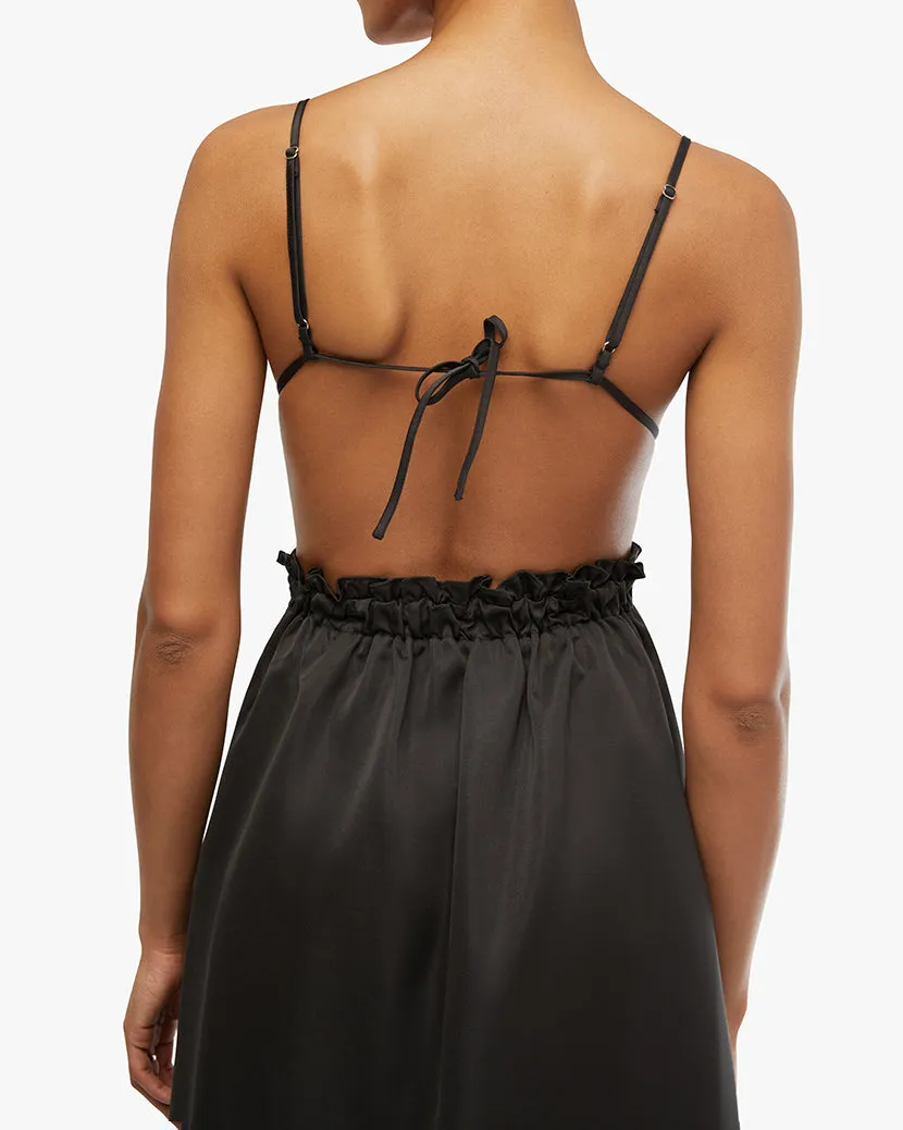 Ruffle Bib Maxi Dress sold by WeWoreWhat product image thumbnail 5