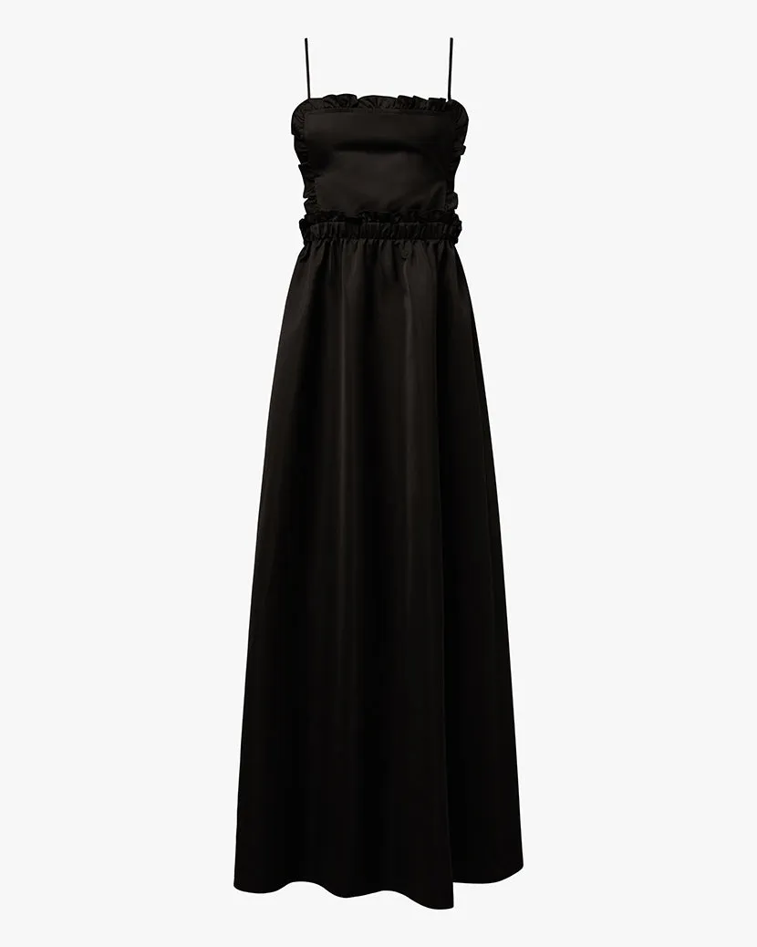 Ruffle Bib Maxi Dress sold by WeWoreWhat product image thumbnail 2