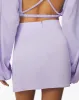 Mini Slip Satin Charmeuse Skirt sold by WeWoreWhat