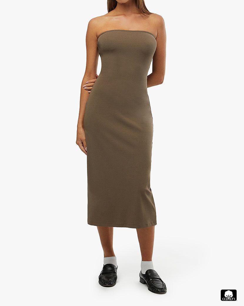 Strapless Tube Dress sold by WeWoreWhat