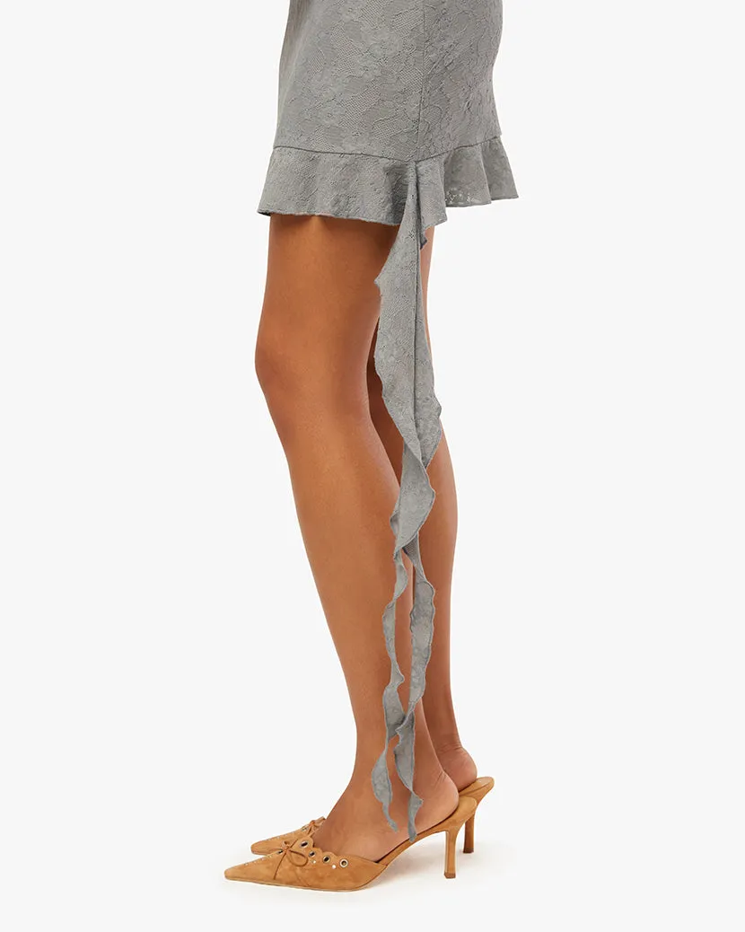 Asymmetrical Lace Mini Dress sold by WeWoreWhat product image thumbnail 5