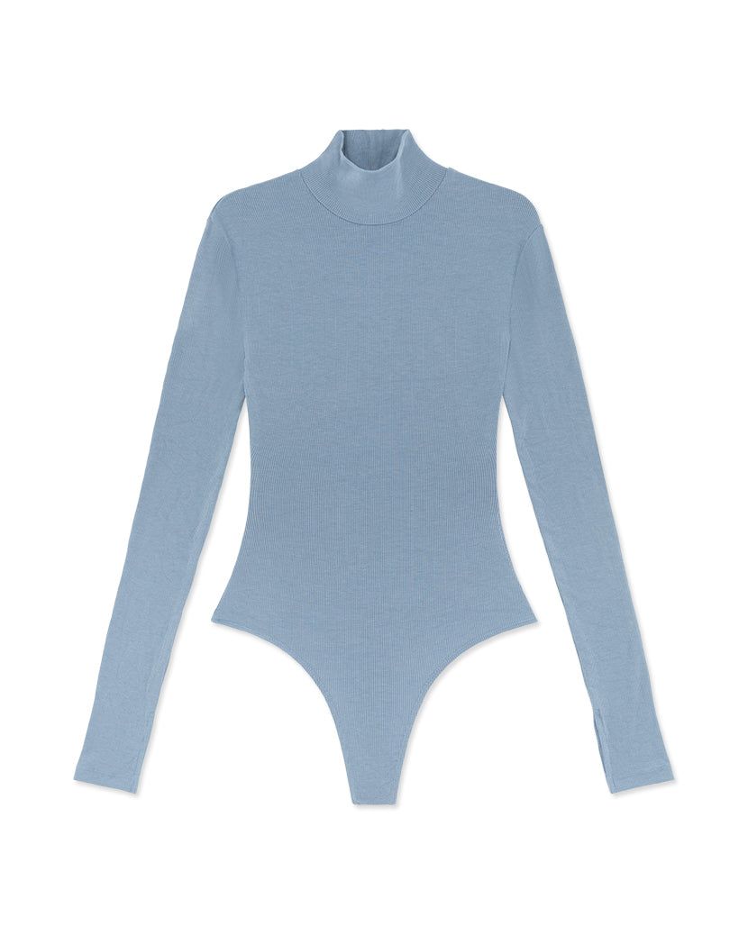 Turtle Neck Brushed Rib Bodysuit sold by WeWoreWhat product image thumbnail 2