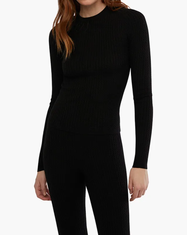 Cable Knit Long Sleeve sold by WeWoreWhat