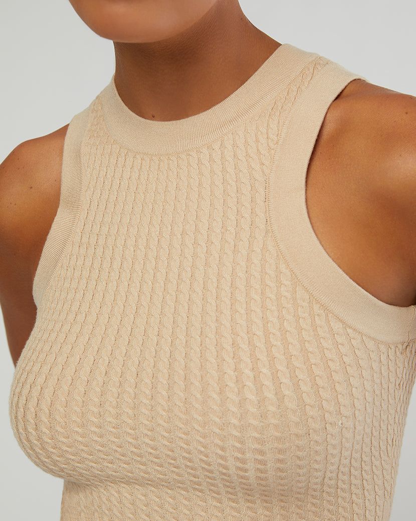 Cable Knit Tank sold by WeWoreWhat product image thumbnail 4