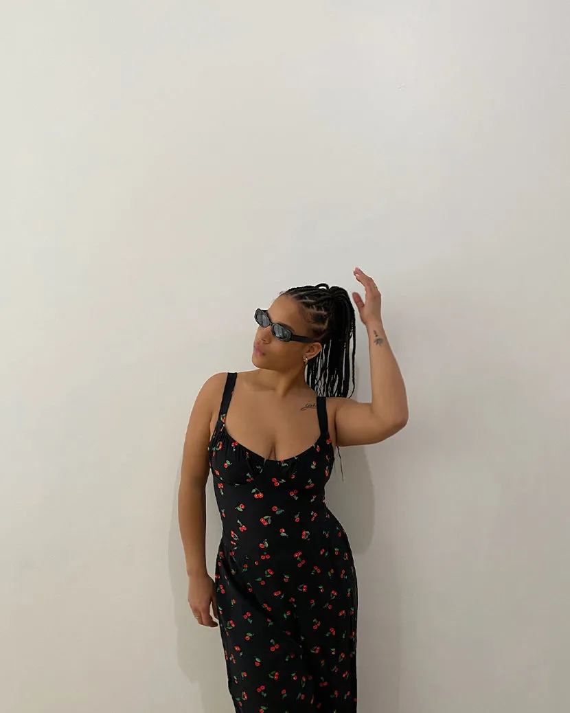 Ruched Cup Cherries One Piece sold by WeWoreWhat product image thumbnail 3