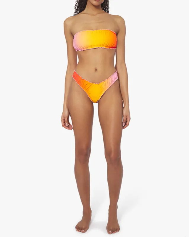 Scrunchie Gradient Delilah Bikini Bottom sold by WeWoreWhat