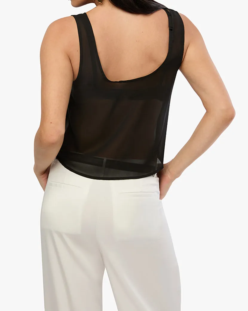 Square Neck Chiffon Tank sold by WeWoreWhat product image thumbnail 5