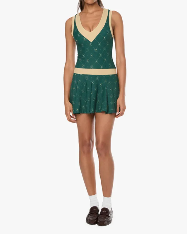 V-neck Pleated Dress sold by WeWoreWhat