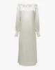 Off Shoulder Silky Maxi Dress sold by WeWoreWhat