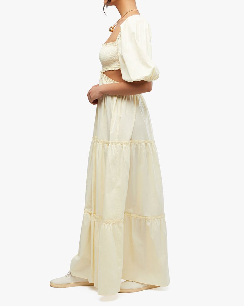 Smocked Cut Out Maxi Dress sold by WeWoreWhat product image thumbnail 4