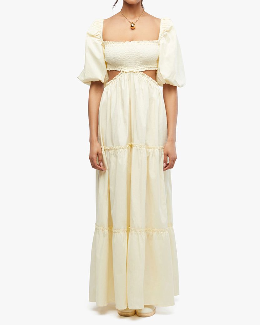 Smocked Cut Out Maxi Dress sold by WeWoreWhat product image thumbnail 7