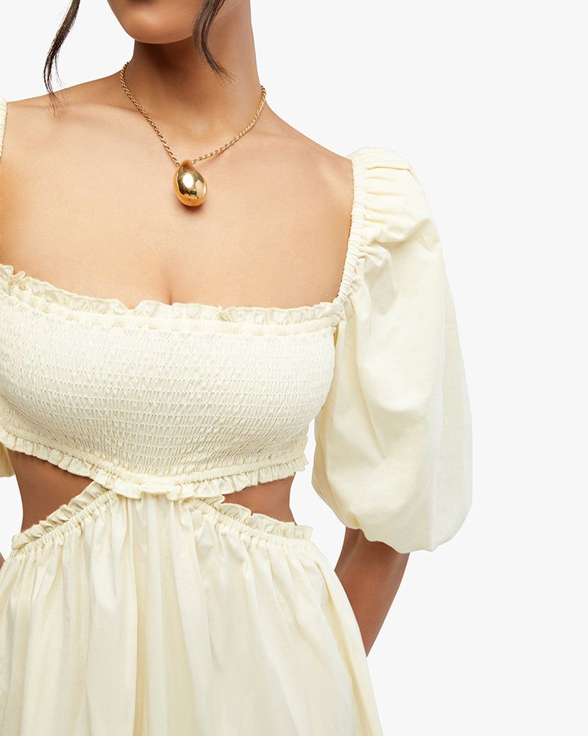 Smocked Cut Out Maxi Dress sold by WeWoreWhat product image thumbnail 6