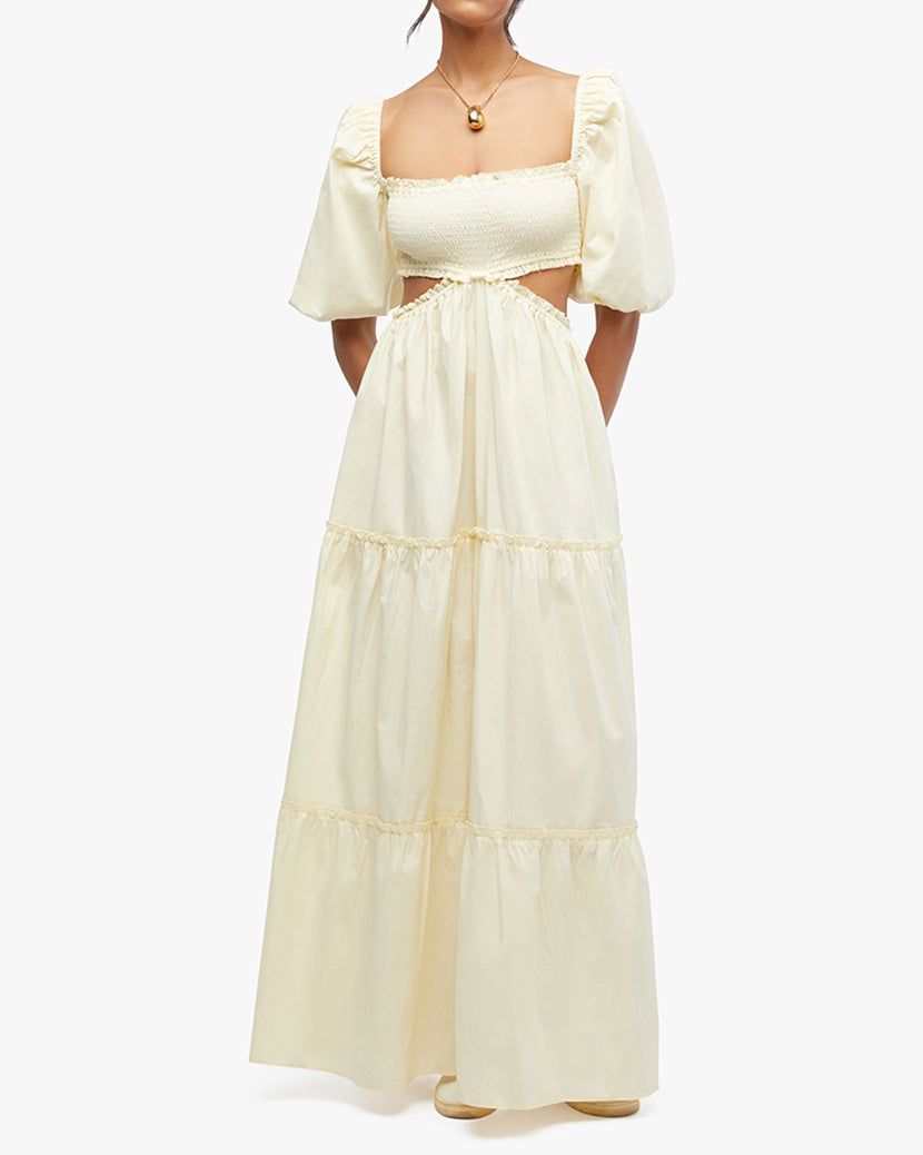 Smocked Cut Out Maxi Dress sold by WeWoreWhat